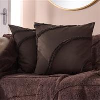 OHS Tufted Contour Cushion Covers 2 Pack Decorative Square Pillowcases
