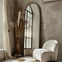 OHS Freestanding Mirror Metal Framed Full Length Home Decor Living Room Bedroom