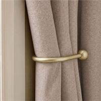 OHS Curtain Tie Backs 2 Pack Metal Holdbacks Hooks Wall-Mounted Home Decor