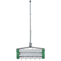 Outsunny Lawn Aerator Outdoor Grass Care Heavy Duty Garden Roller Manual Handle