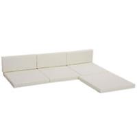 Outsunny 7 Pcs Outdoor Cushion Pads ONLY for Garden Furniture, Cream