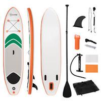 Outsunny 10Ft Inflatable Non-Slip Paddle Stand Up Board w/ Adjustable Paddle