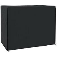 Outsunny 3 Seater Garden Swing Cover, Windproof and Anti-UV, Black