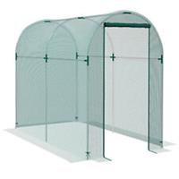 Outsunny Fruit Cage, Plant Protection Tent, 1.2 x 2.4 x 1.9m, Green