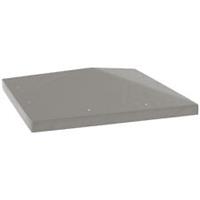 Outsunny 3 x 3(m) Gazebo Canopy Replacement Cover, UPF30+, Grey