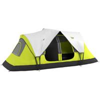 Outsunny 2 Room Camping Tent with Waterproof Rainfly & Screen Panels Yellow