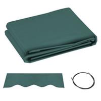 Outsunny Replacement Canopy for 3 x 2.5 m Awning (Fabric Only), Green