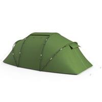 Outsunny 4-6 Persons Camping Tent Dome Family Travel Group Hiking Room Fishing