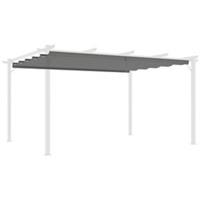 Outsunny Pergola Canopy for 4 x 3(m), Light Grey, Refurbished