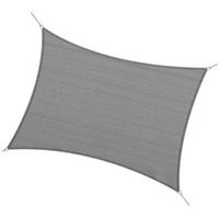 Sun Shade Sail Canopy Rectangle UV Grey, Refurbished
