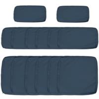 Rattan Sofa Cover Replacement, Blue, Refurbished