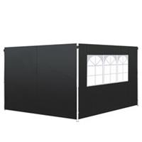Outsunny Exchangeable Wall Panels Window Black, Refurbished