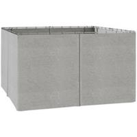 Outsunny 3x4m Gazebo Replacement Sidewall Grey, Refurbished