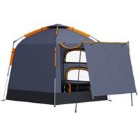 Outsunny 2-4 Person Tent Instant Pop Up Grey, Used