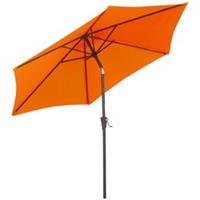 Patio Umbrella Parasol Orange 2.6M, Refurbished