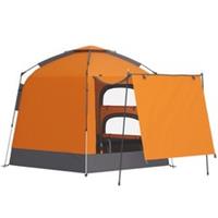 2-4 Person Instant Camping Tent Orange, Used