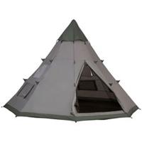Large Family Party Camping Tent W/ Bag Grey, Refurbished