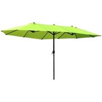 Outsunny 4.6M Garden Umbrella, Green (No Base), Refurbished