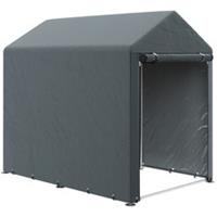 Outsunny 1.2x1.8m Portable Garden Storage Shed , Refurbished