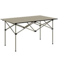 Outsunny Portable Folding Camping Table Roll Up Aluminium, Refurbished