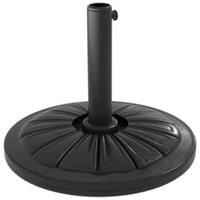 Outsunny 13 kg Patio Umbrella Base Stand, Concrete Umbrella Holder, Black