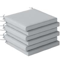 Outsunny Seat Cushions with Machine Washable Cover Light Grey