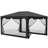 Outsunny 4 x 3m Party Tent Waterproof Garden Gazebo Canopy Wedding Cover Shade