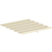 Outsunny 2.55x2.5m Pergola Cover for 3x3m Frame, Cream, Refurbished