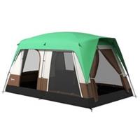 Outsunny 3000mm Waterproof Camping Tent, Green, Refurbished
