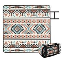 Outsunny Picnic Blanket, 200x200CM Beach Blanket Outdoor Picnic Mat Refurbished