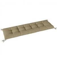 Tie Design Memory Foam Patio Sun Lounger Cushion, Sand, Refurbished