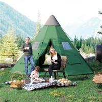 Outsunny 6-7 Person Large Family Party Camping Tent W/ Carrying Bag Refurbished