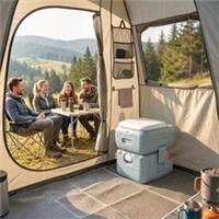 Outsunny Portable Toilet with Detachable Tanks for Camping, Refurbished