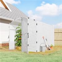 Outsunny 3x2x2m Polytunnel Greenhouse w/Door, Galvanised Steel Frame Refurbished