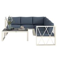 Outsunny 5 Seater Sectional Outdoor Sofa Set w/ Loveseats for Garden Refurbished