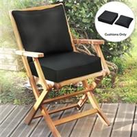Outsunny Outdoor Seat & Back Cushion Set, Deep Seating Chair Cushion Refurbished