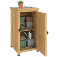Outsunny Wooden Garden Shed, Garden Tool Storage Shed Brown, Refurbished