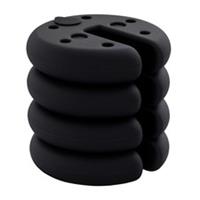 Outsunny Set of 4 Canopy Tent Weight Sand Fillable Strong Plastic