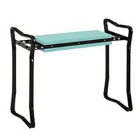 Outsunny 2 In1 Folding Garden Kneeler Foam Chair Pad Support Bench, Green