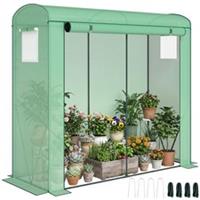 Outsunny Mini Greenhouse, Portable Indoor Outdoor Green House with PE Cover