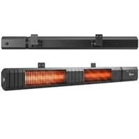 Outsunny 3000 W Electric Infrared Patio Heater Wall Mounted, Black
