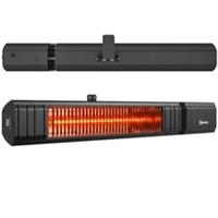 Outsunny 2000 W Electric Infrared Patio Heater, IP65 Garden Heater, Black