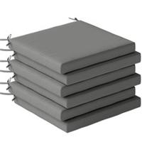 Outsunny Outdoor Seat Cushions with Machine Washable Cover, Dark Grey