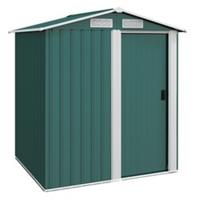 Outsunny 5ft x 4.3ft Outdoor Metal Storage Shed with Sliding Door Sloped Roof