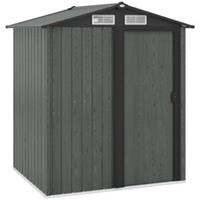 Outsunny 5ft x 4.3ft Outdoor Metal Storage Shed with Sliding Door Sloped Roof