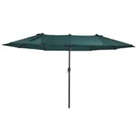 Outsunny 4.6M Garden Patio Umbrella Canopy Parasol Sun Shade w/o Base Green