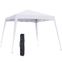 Outsunny Garden Pop up Gazebo Tent Party Water-resistant 2.5 x 2.5M White