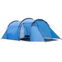 Outsunny 3 Man 2 Room Tent Camping Tent With Living Area Air Vents Blue