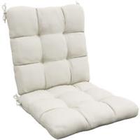 Outsunny Garden Back Chair Cushion Patio Seat Cushion Pad Outdoor & Indoor Use