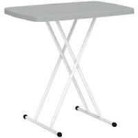Outsunny Folding Coffee Table, Height Adjustable Picnic Table, Charcoal Grey
